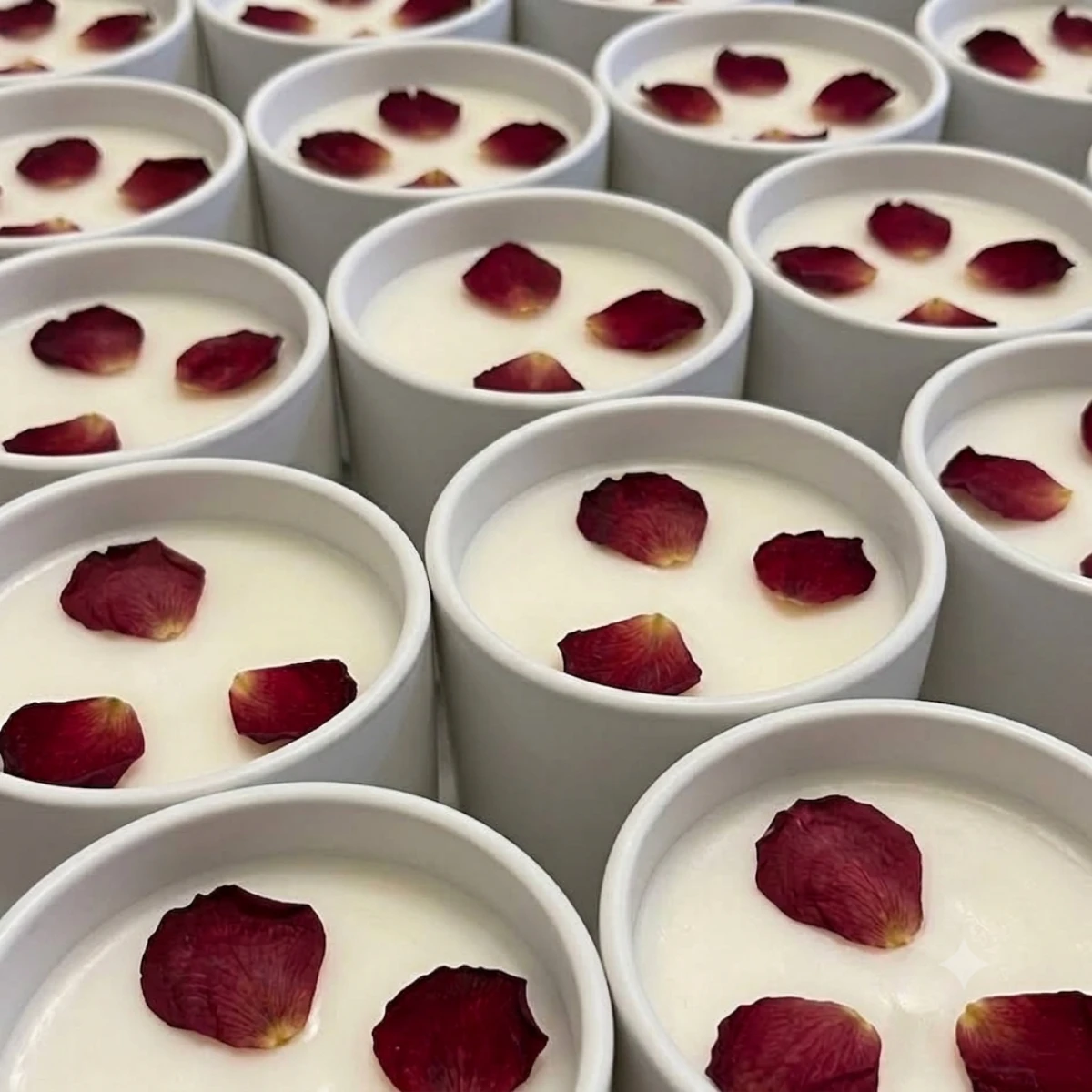 Gardenia rose candles