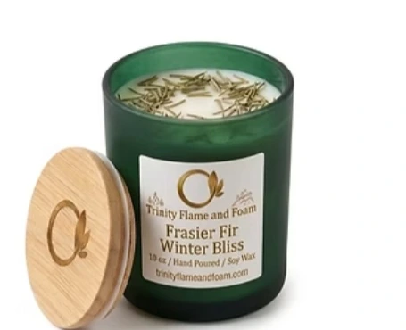 Fraser Fir Winter Bliss wickless soy wax candle